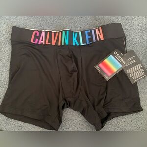 Calvin Klein Men’s Intense Power Boxer Brief. Size Large NWT. Pride waistband.